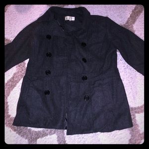 Grey coat